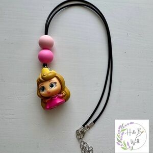 Aurora from Sleeping Beauty | Doorables necklace | Handmade by me